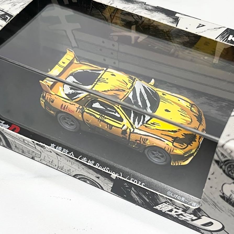 頭文字D 漫画風塗装 ミニカー